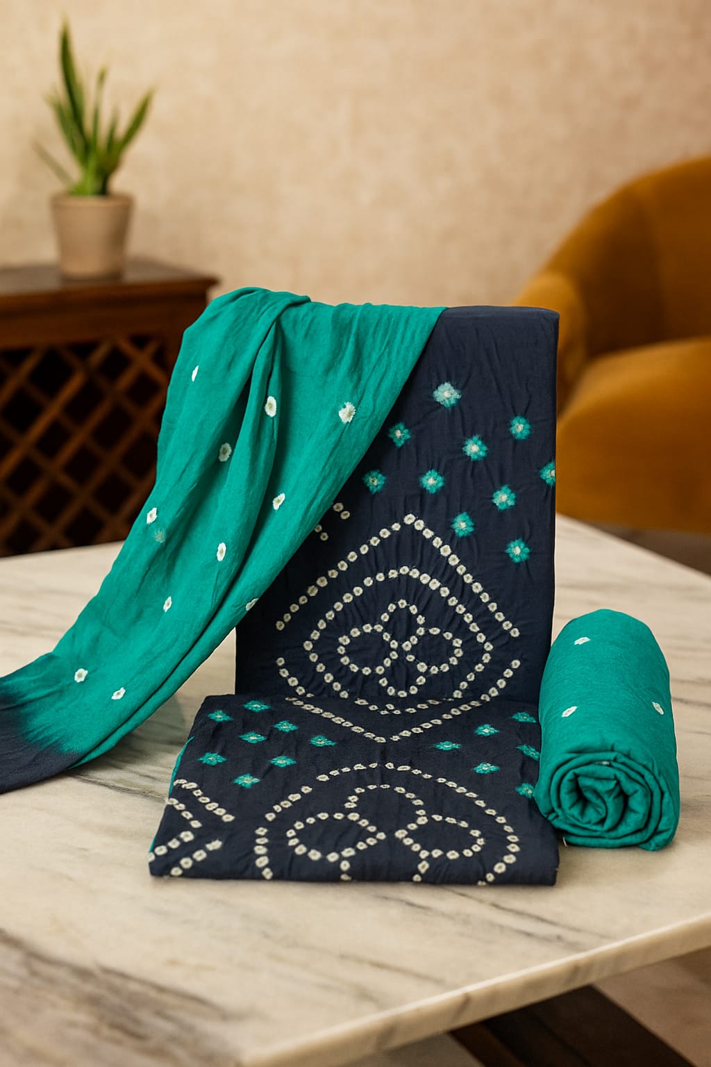 Ananya Creations Jaipuri Cotton Unstitched Suit