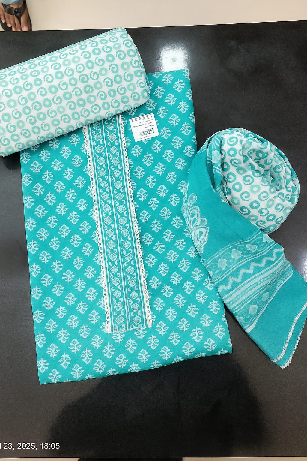 Ananya Creations  Pure Cotton Unstitched Suit Set