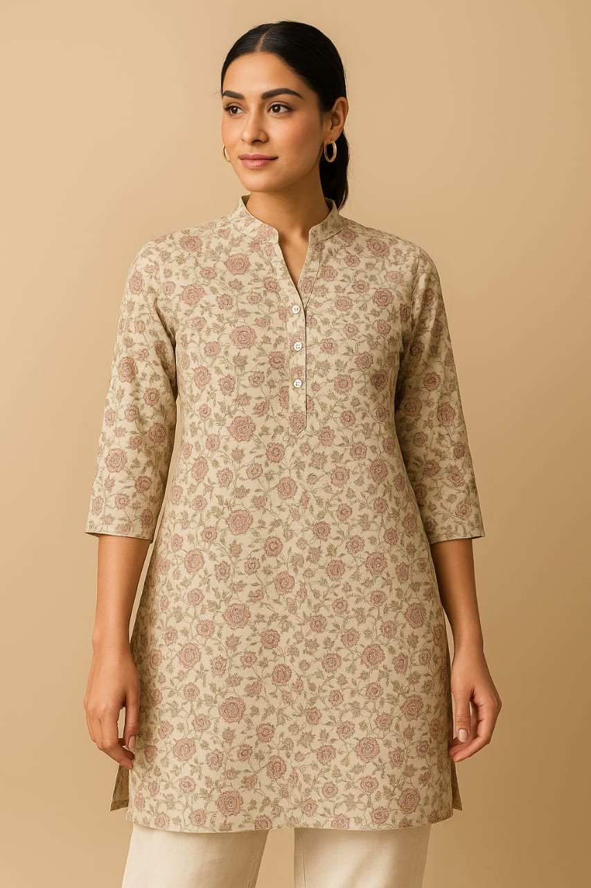 Ananya Creation Camel print Kurti